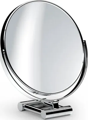 Косметическое зеркало Decor Walther chrom, круглое, латунь, серебристое