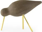 Статуэтка Normann Copenhagen Shorebird z drewna orzechowego na mosieznych nogach, дерево, 11 см — фото 1