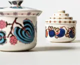 Банка для хранения Iittala Taika Sato, фарфор, белая — фото 4