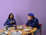 Банка для хранения Arabia Finland Muminki Friends Forever, керамика, фиолетовая — фото 5