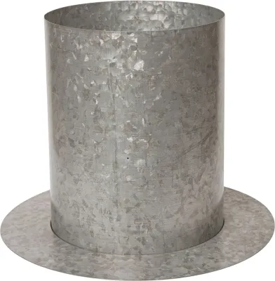 Горшок Ferm Living Auran L, металл, 32,3 см, серебристый
