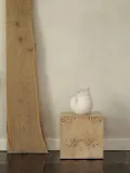 Ваза Ferm Living Shell Каменная керамика, 26.5 см, белый — фото 2