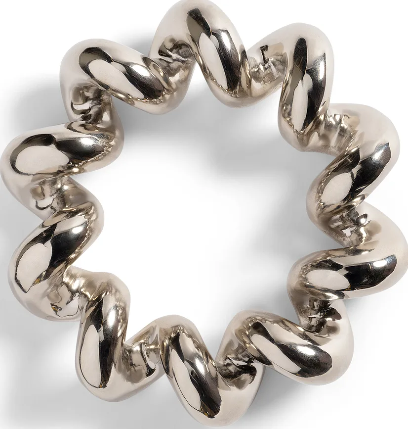 Подставка под горячее K Amsterdam K Twist, алюминий, Ø 17,5 см, серебристая