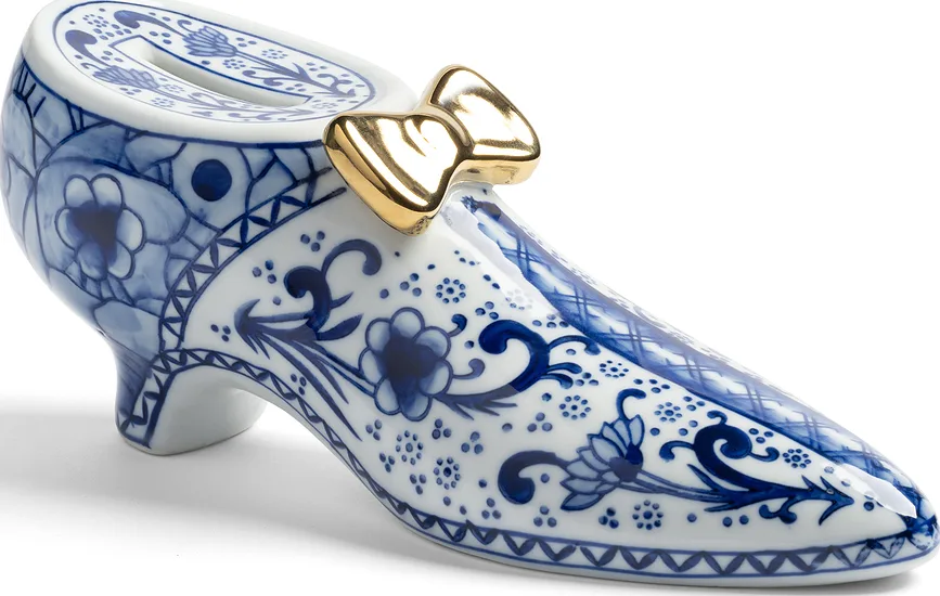 Статуэтка K Amsterdam Skarbonka Delftware, фарфор, 9,5 см, синяя