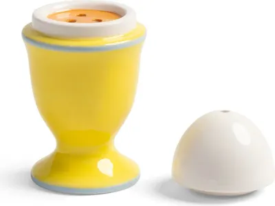 Солонка и перечница &K Amsterdam Egg, керамика, жёлтая