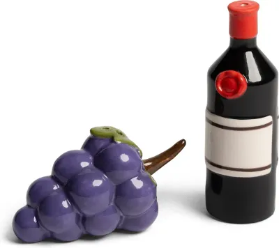 Солонка и перечница &K Amsterdam Wine, керамика, разноцветная