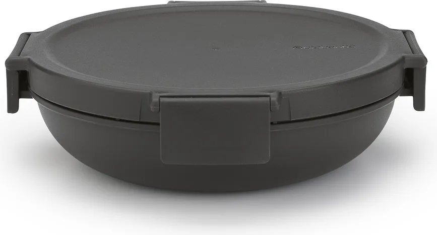 Контейнер пищевой Brabantia Make Take, 1000 мл, пищевой пластик, серый