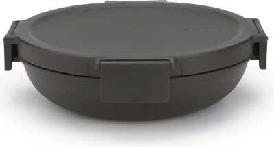 Контейнер пищевой Brabantia Make Take, 1000 мл, пищевой пластик, серый