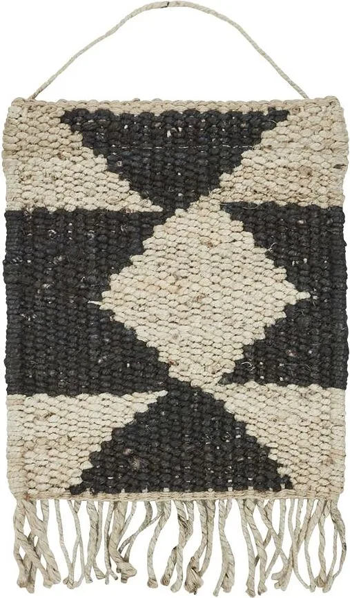 Панно House Doctor Murro, дерево, 50×35 см, чёрное