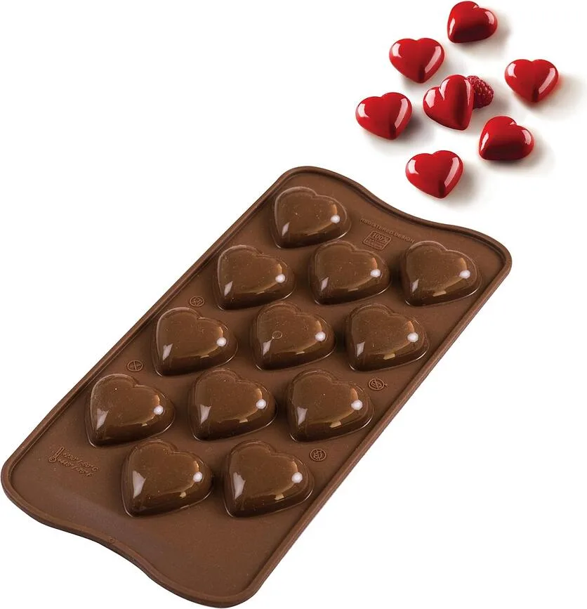 Форма для выпечки Silikomart Forma do czekoladek Scg48 My Love, круглая, силикон