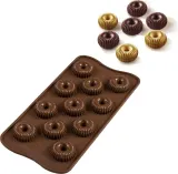 Форма для выпечки Silikomart Forma do czekoladek Scg49 Choco Crown, круглая, силикон — фото 1