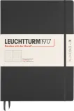 Блокнот Leuchtturm 1917, w twardej oprawie + 235 stron, A4, в точку, чёрный — фото 1