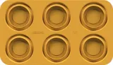 Форма для выпечки Silikomart Forma do przystawek Piatto, круглая, силикон, Ø 11,5 см — фото 3