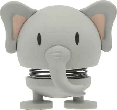 Статуэтка Hoptimist Soft Animal S, пластик, 6,8 см, серая