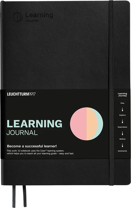 Блокнот Leuchtturm 1917, Learning Journal, B5, чёрный