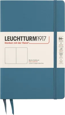 Блокнот Leuchtturm 1917, w twardej oprawie + 219 stron, A5, синий
