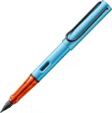 Ручка Lamy, Al-star niebiesko-pomaranczowe, перьевая, синие чернила, синяя — фото 1