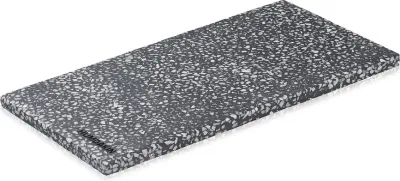 Подставка для украшений Humdakin Venice Terrazzo, прямоугольная, камень, 33,2×16,7 см, чёрная