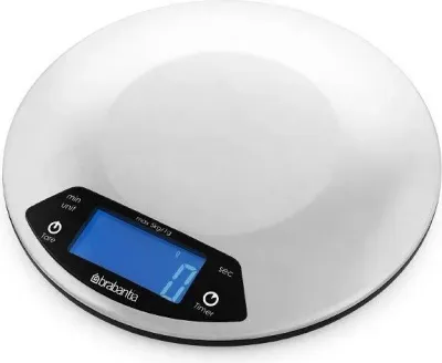Кухонные весы Brabantia Profile, нержавеющая сталь, серебристые