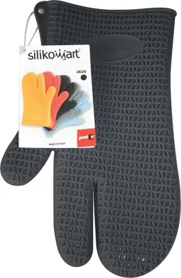 Кухонная рукавица Silikomart Acc072, силикон, 28,5×16,8 см, серая