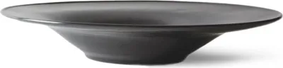 Салатник KnIndustrie Grés Anthracite, каменная керамика, чёрный, миска для супа