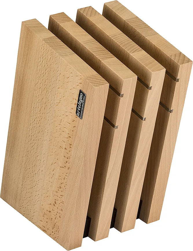 Держатель для ножей магнитный Artelegno Milano 3 bukowego, дерево, 15×14,4×27,2 см