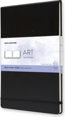 Блокнот Moleskine, do akwareli Watercolor, A4, чёрный