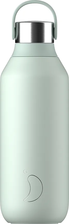 Бутылка для воды Chilly's Bottles Series 2, 500 мл, нержавеющая сталь, зелёная