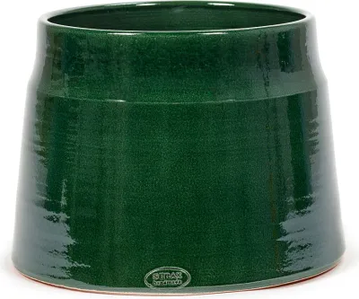 Кашпо Serax Glazed Shades, керамика, 30 см, зелёное