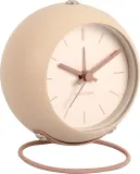 Настольные часы Karlsson Nirvana Globe, металл, Ø9,5 см, бежевые — фото 1