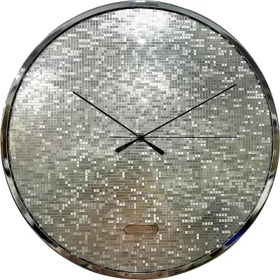 Настенные часы Karlsson Bling Bling, металл, Ø40 см, серебристые