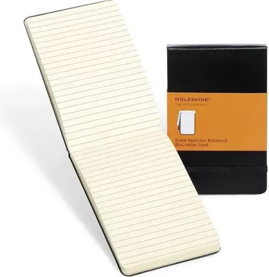 Блокнот Moleskine, reporterski kieszonkowy, A6