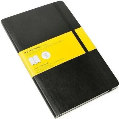 Блокнот Moleskine, L 192 strony, A5, в клетку