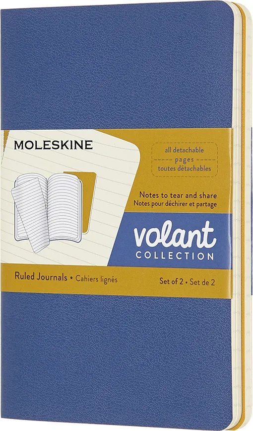 Набор блокнотов Moleskine, Volant P, A6, в линейку, 2 шт