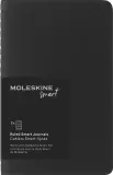 Набор блокнотов Moleskine, Smart Cahier P, A6, в линейку, 2 шт., чёрный — фото 1