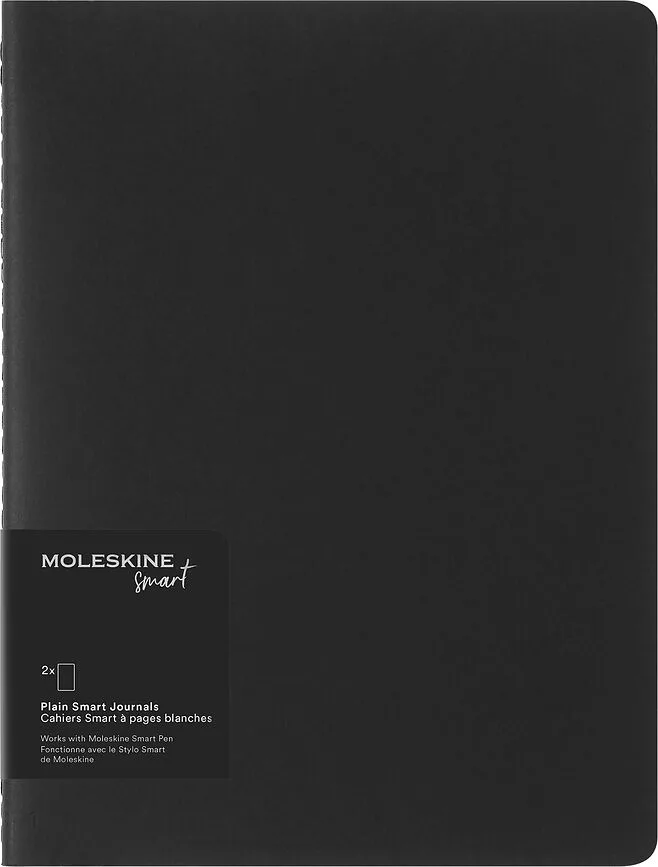 Набор блокнотов Moleskine, Smart Cahier XL, B5, 2 шт., чёрный