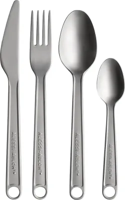 Набор столовых приборов Alessi, 4 предмета, нержавеющая сталь