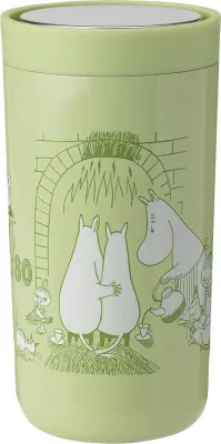 Детская кружка Stelton To-Go Click Muminki, 200 мл, пластик, зелёная