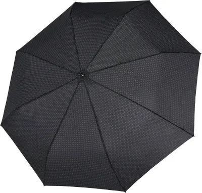 Зонт Doppler Carbon Magic XM, купол 122 см, полиэстер, чёрный
