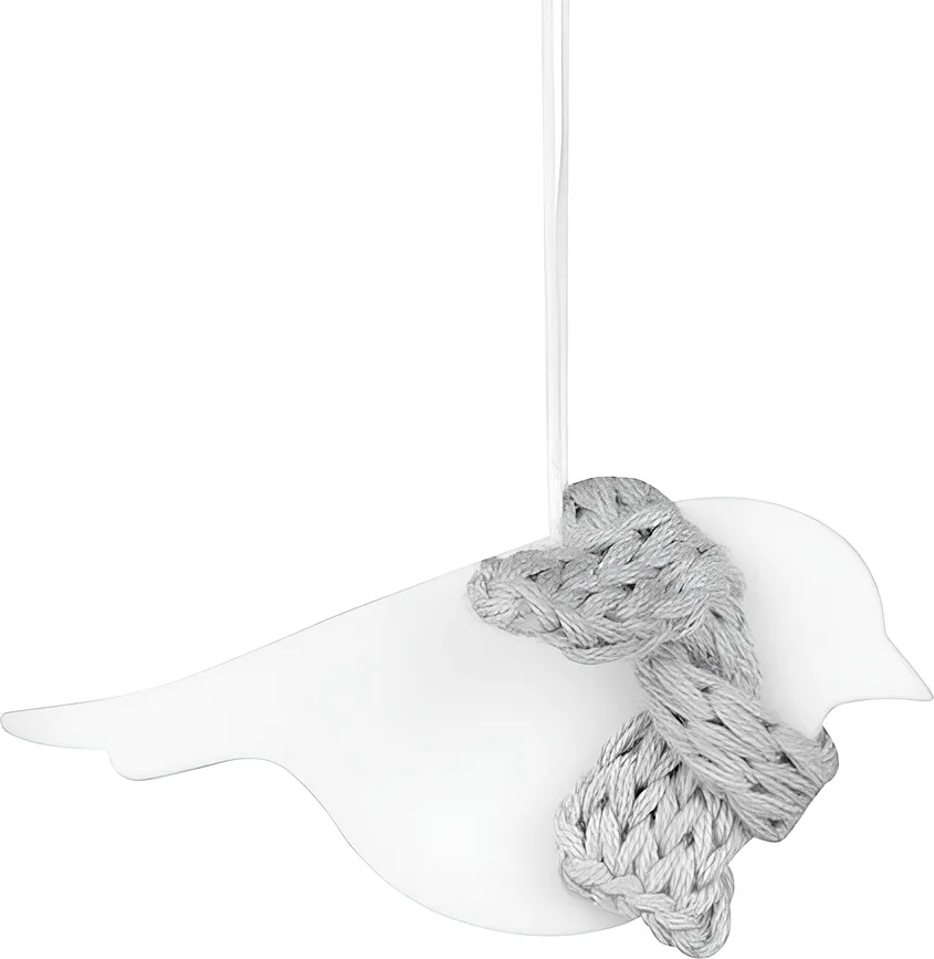 Ёлочное украшение Raeder Bird Branch, белое