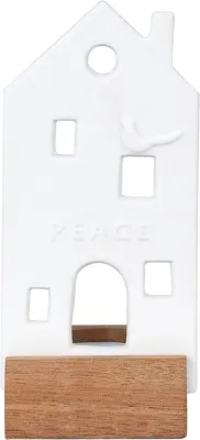 Подсвечник Raeder House of Peace, дерево, 13 см, белый