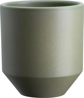 Горшок Bergs Potter Lily, керамика, 8 см, зелёный