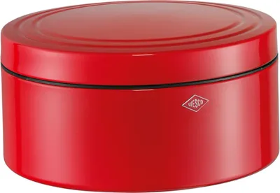 Банка для хранения Wesco Classic, нержавеющая сталь, красная