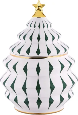 Банка для хранения Alessi Delight, 2100 мл, фарфор, зелёная