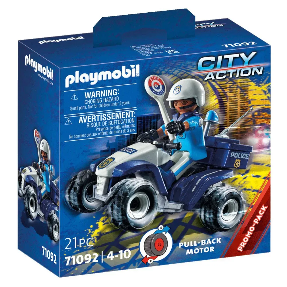 Playmobil - Полицейский квадроцикл 71092