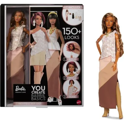 Mattel BARBIE Signature - Коллекционная кукла You Create Barbie Basics 001 JJX35
