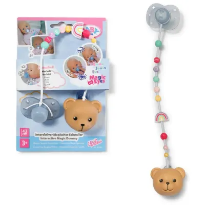Zapf Creation BABY born - Интерактивный пустышка с светом и звуком Для куклы 43 см 839126