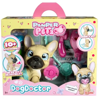 Simba Pamper Petz - Набор ветеринара с щенком из пеленальной группы + 10 аксессуаров 5950056