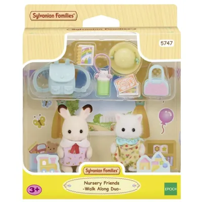 Epoch Sylvanian Families - Детишки Дуэт Набор с фигуркой кролика и котенка 5747