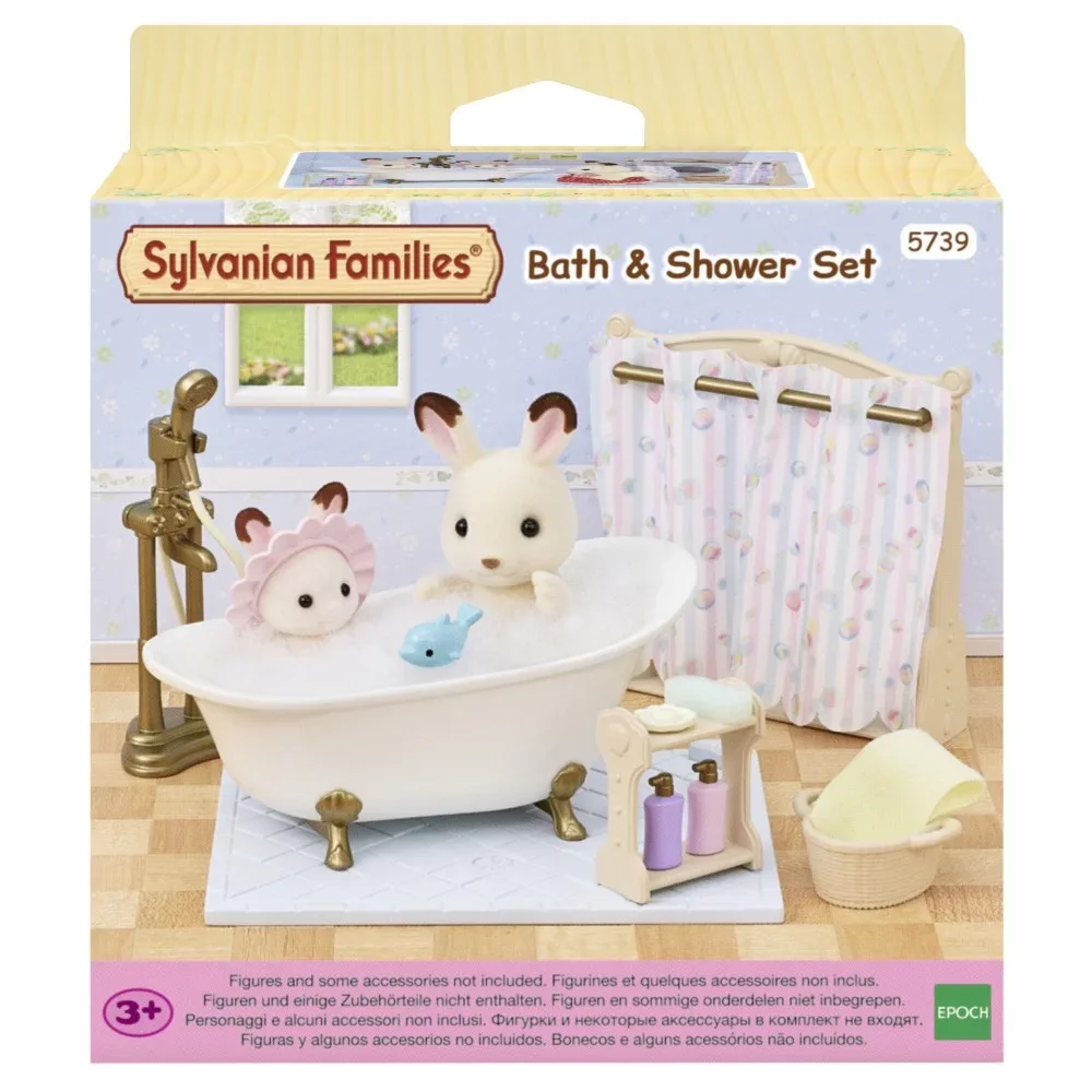 Epoch Sylvanian Families - Ванная комната с ванной и душем 5739